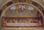 Andrea del Sarto Last supper oil on canvas